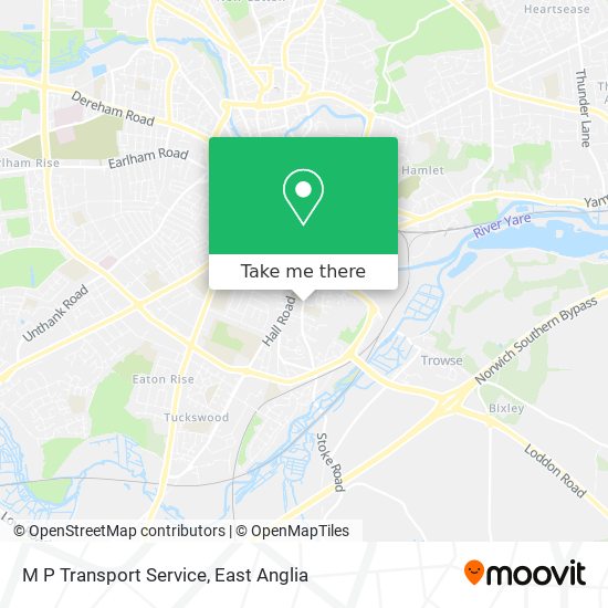 M P Transport Service map