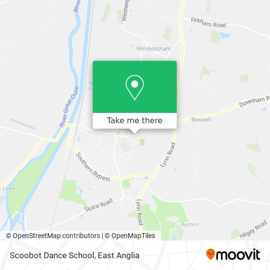 Scoobot Dance School map
