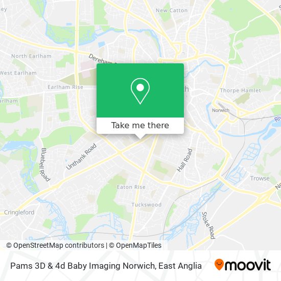 Pams 3D & 4d Baby Imaging Norwich map
