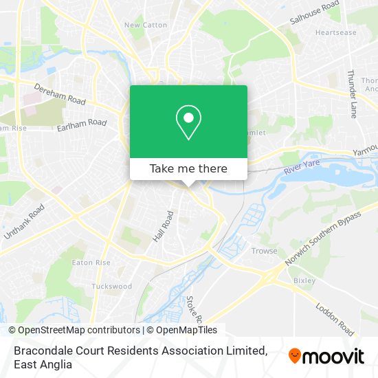 Bracondale Court Residents Association Limited map