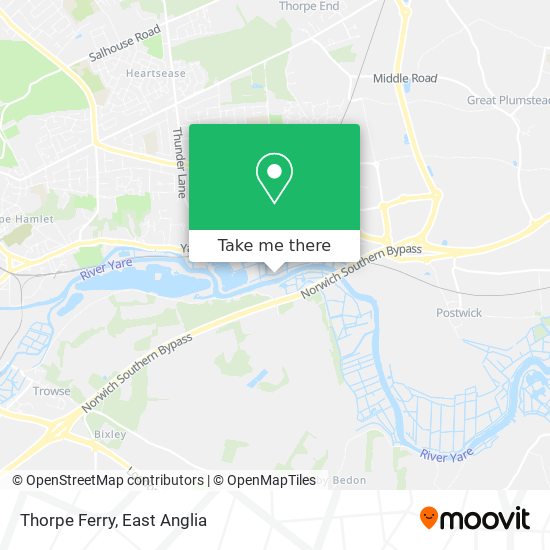 Thorpe Ferry map