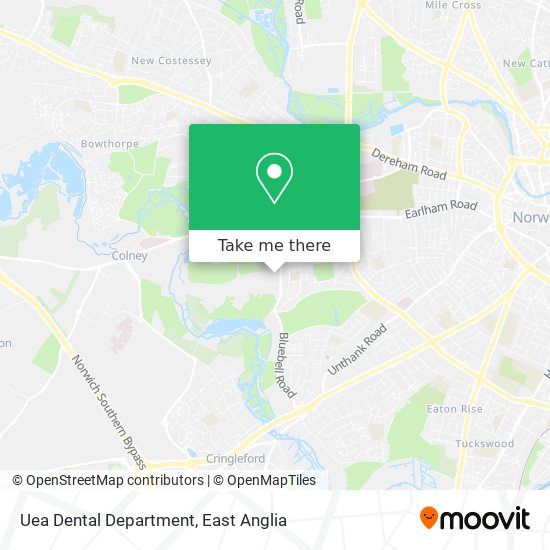 Uea Dental Department map