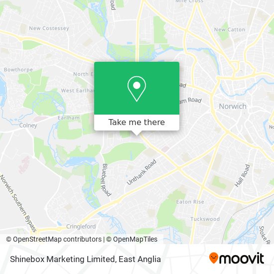 Shinebox Marketing Limited map