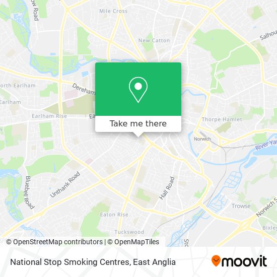 National Stop Smoking Centres map