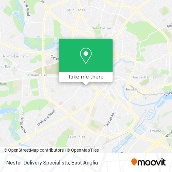 Nester Delivery Specialists map