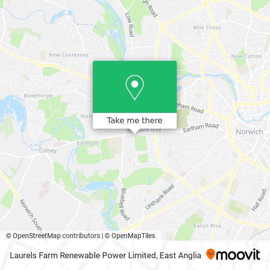 Laurels Farm Renewable Power Limited map