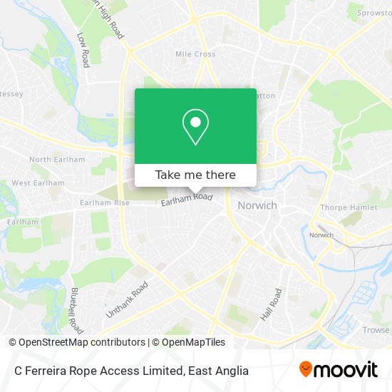 C Ferreira Rope Access Limited map