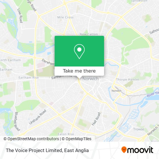 The Voice Project Limited map