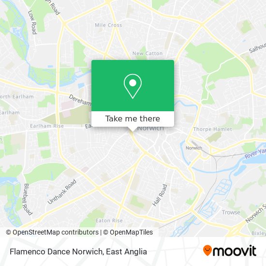 Flamenco Dance Norwich map