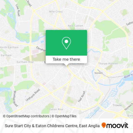 Sure Start City & Eaton Childrens Centre map