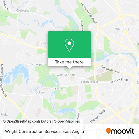Wright Construction Services map