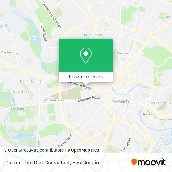 Cambridge Diet Consultant map