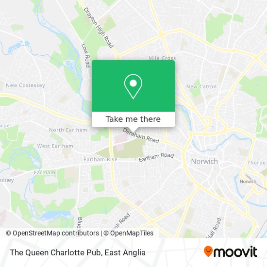 The Queen Charlotte Pub map
