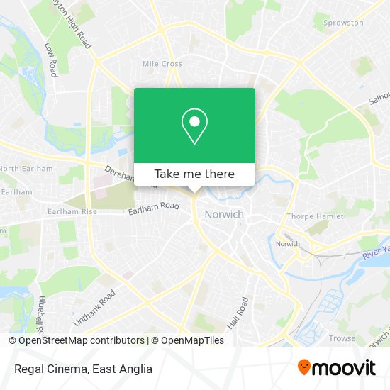 Regal Cinema map