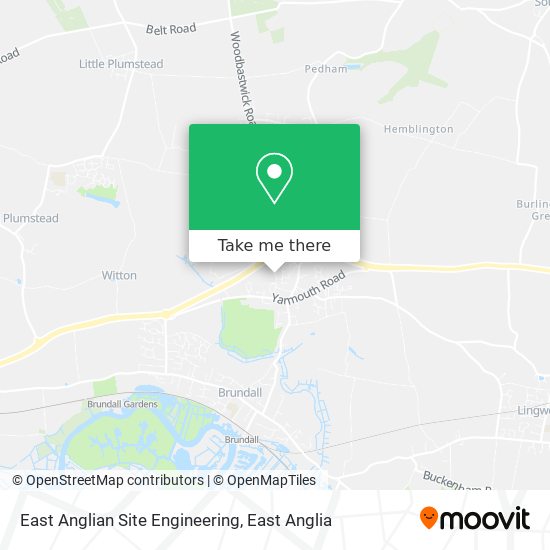 East Anglian Site Engineering map