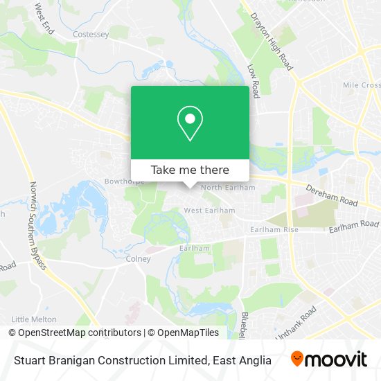 Stuart Branigan Construction Limited map