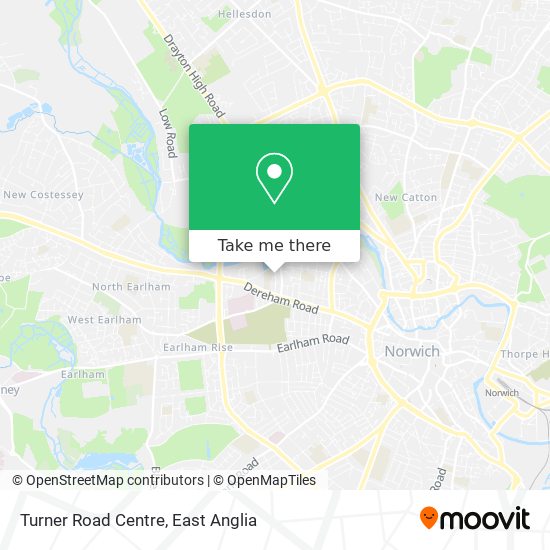 Turner Road Centre map