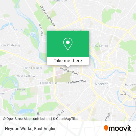 Heydon Works map