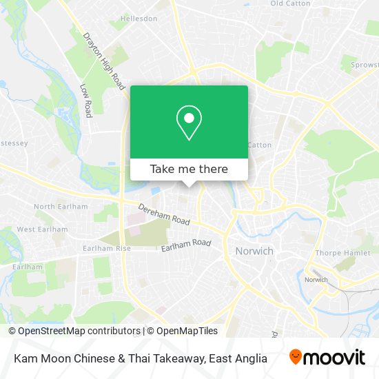 Kam Moon Chinese & Thai Takeaway map