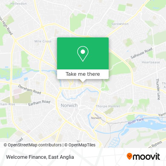 Welcome Finance map