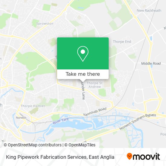 King Pipework Fabrication Services map
