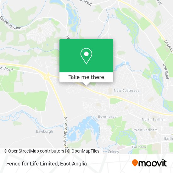 Fence for Life Limited map
