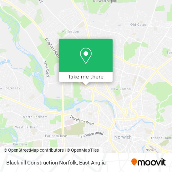 Blackhill Construction Norfolk map