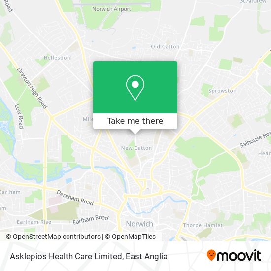 Asklepios Health Care Limited map