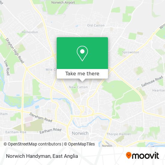 Norwich Handyman map