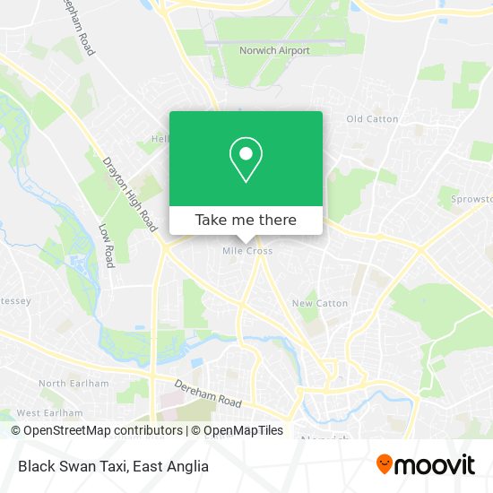 Black Swan Taxi map