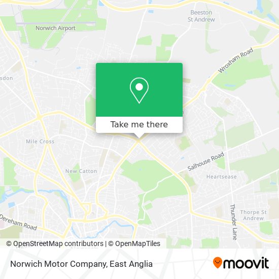 Norwich Motor Company map
