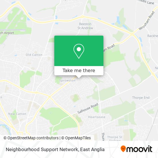 Neighbourhood Support Network map