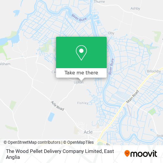 The Wood Pellet Delivery Company Limited map