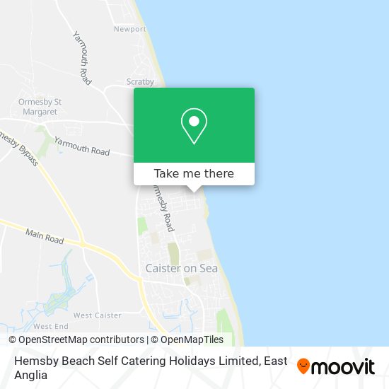 Hemsby Beach Self Catering Holidays Limited map