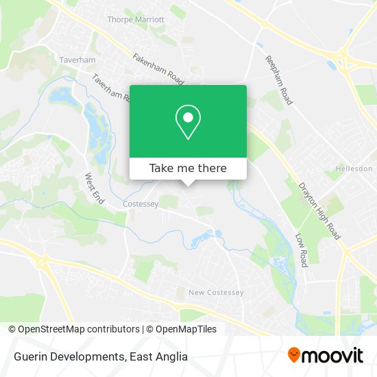 Guerin Developments map