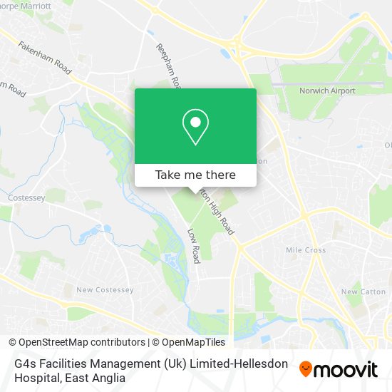 G4s Facilities Management (Uk) Limited-Hellesdon Hospital map