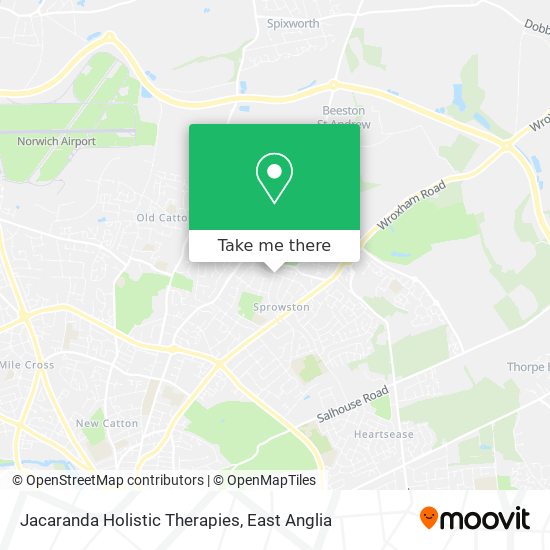 Jacaranda Holistic Therapies map