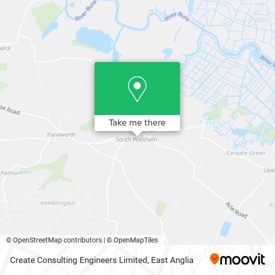 Create Consulting Engineers Limited map