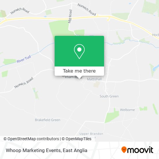 Whoop Marketing Events map