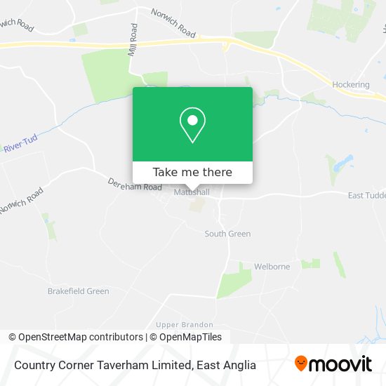 Country Corner Taverham Limited map