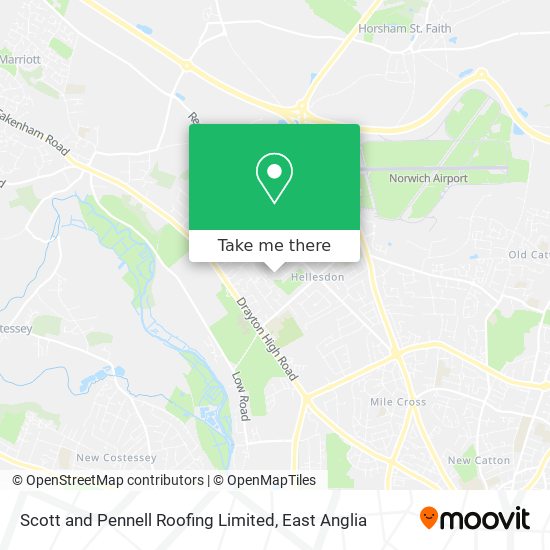Scott and Pennell Roofing Limited map