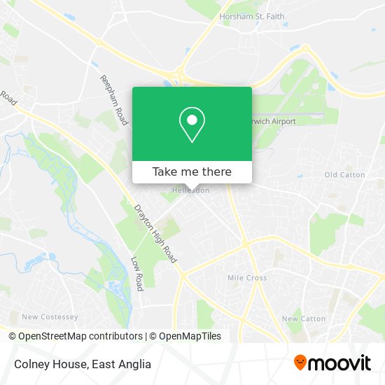 Colney House map