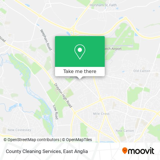 County Cleaning Services map