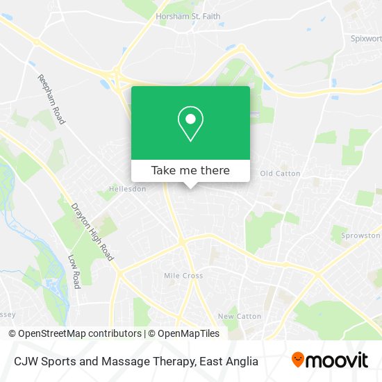 CJW Sports and Massage Therapy map