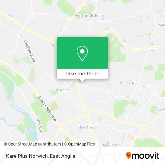 Kare Plus Norwich map