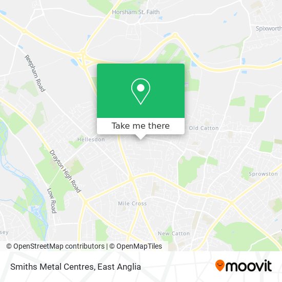 Smiths Metal Centres map