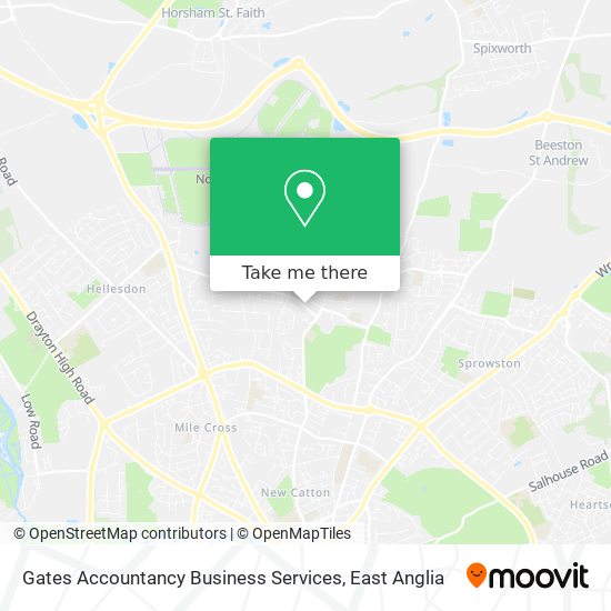 Gates Accountancy Business Services map