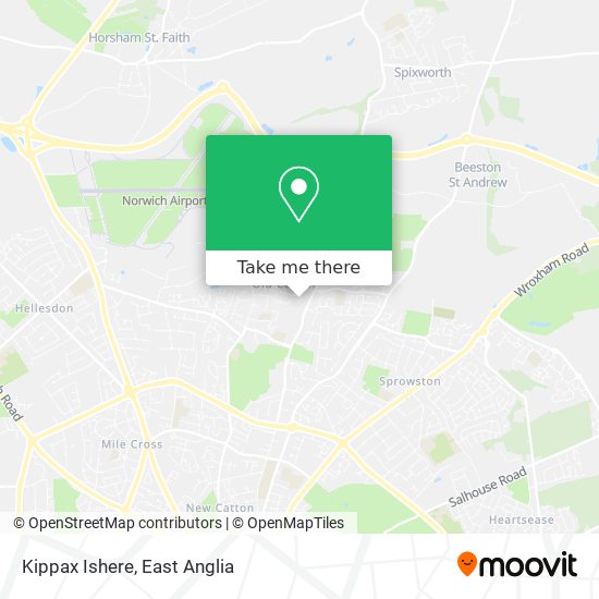 Kippax Ishere map