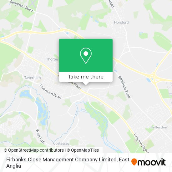 Firbanks Close Management Company Limited map