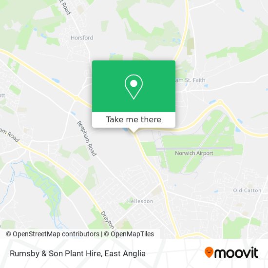 Rumsby & Son Plant Hire map